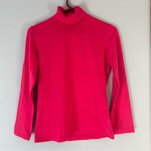 Pink Turtleneck Thermal Top